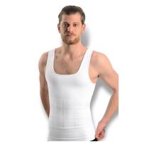 Beyaz Erkek Dikişsiz Vücut Toparlayıcı Korse - 740