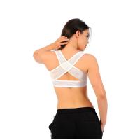 Beyaz Kadın Sırt Toparlayıcı Göğüs Dikleştirici Korse - 795