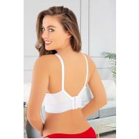 Beyaz Mideli Toparlayıcı Sütyen - 504