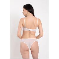 Beyaz Tül Sütyen Takım - 881