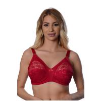 Bordo Dantelli Toparlayıcı Sütyen - 503