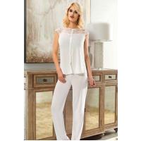 Ekru Penye Pijama Takımı - 1561