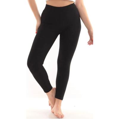 Kadın Siyah Termal Tayt İçi Şardonlu