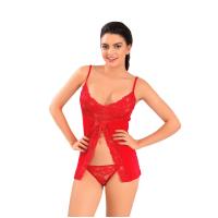 Kırmızı Atlet Külot Takım - 3016