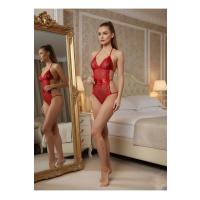 Kırmızı Dantelli Fantezi Bodysuit - 845