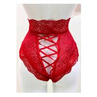 Kırmızı Dantelli Yüksek Bel Külot Venüs-K1011
