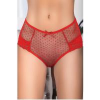 Kırmızı Kadın Puanlı Külot Margarita-K1006