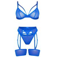 Mavi Fantezi File Jartiyer Takım - 1039