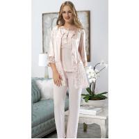 Pudra Penye Pijama Takımı - 1417