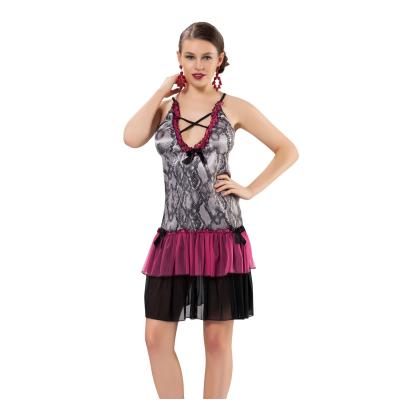 Renkli Dantel Gecelik - 616