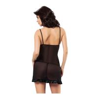 Siyah Dantel Gecelik - 614