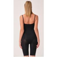 Siyah Kadın Paçalı Boy Dikişsiz Korse - 750
