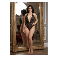 Siyah Taşlı Bodysuit - 890