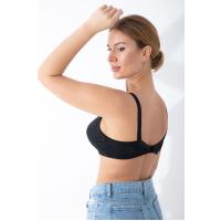 Siyah  Toparlayıcı Sütyen - 502