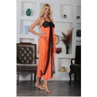 Turuncu Tül Gecelik - 207