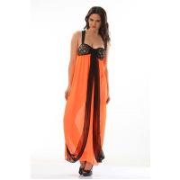 Turuncu Tül Gecelik - 207